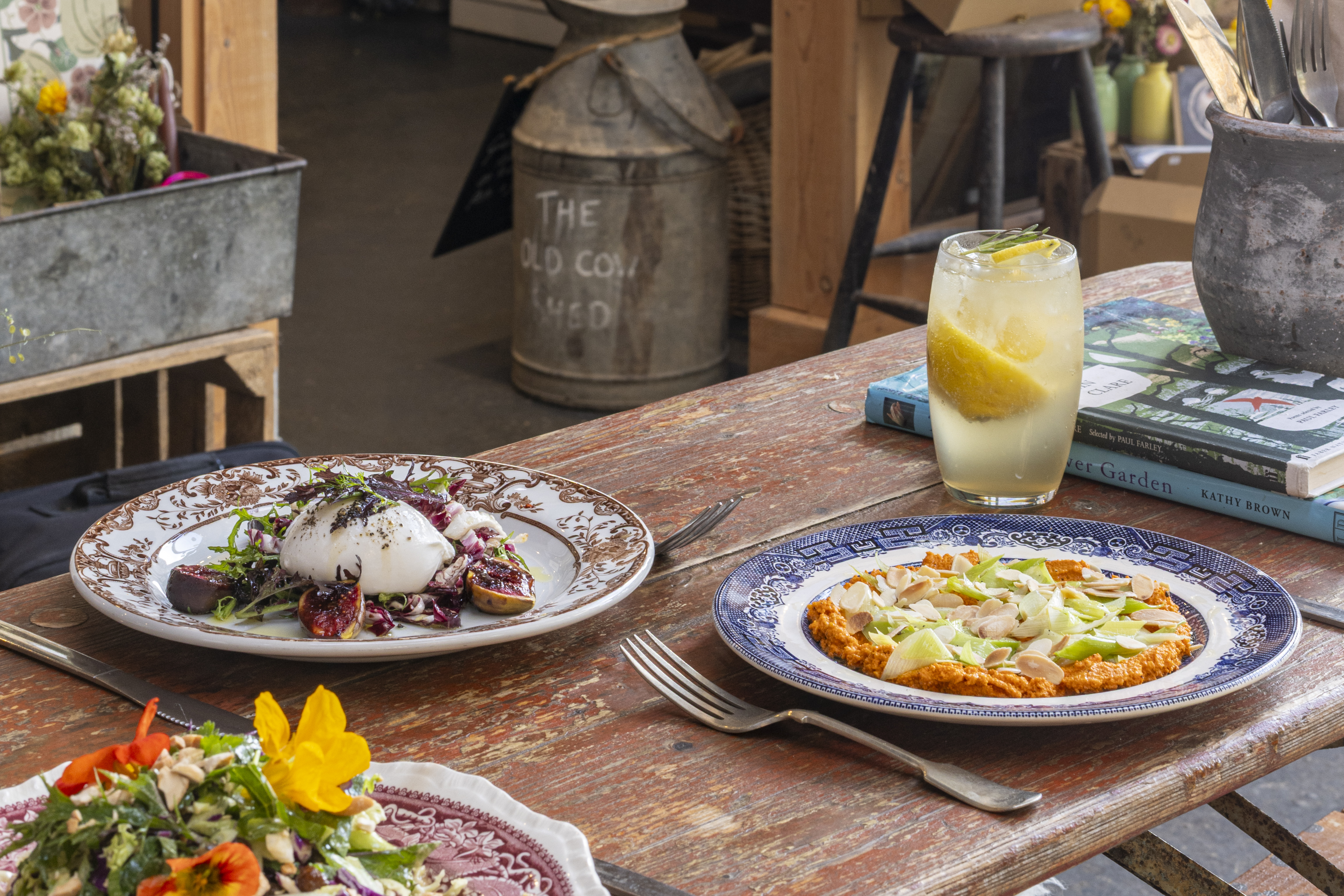 Fresh local food at Village Farm café